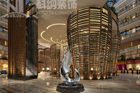 西安福朋喜來登酒店装修设计成效图
