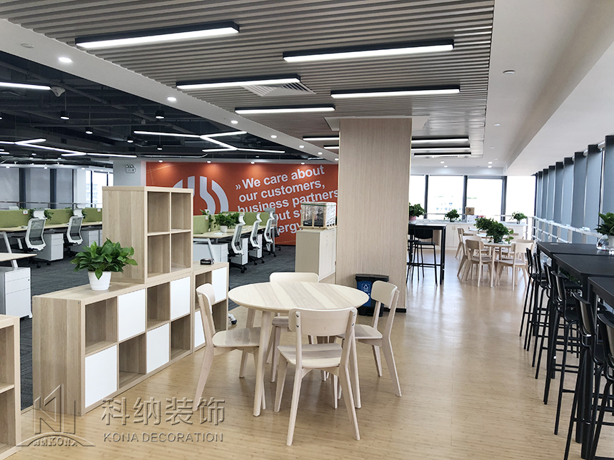 办公室休闲区装修实景图