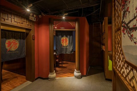 避风塘新中式餐厅装修设计